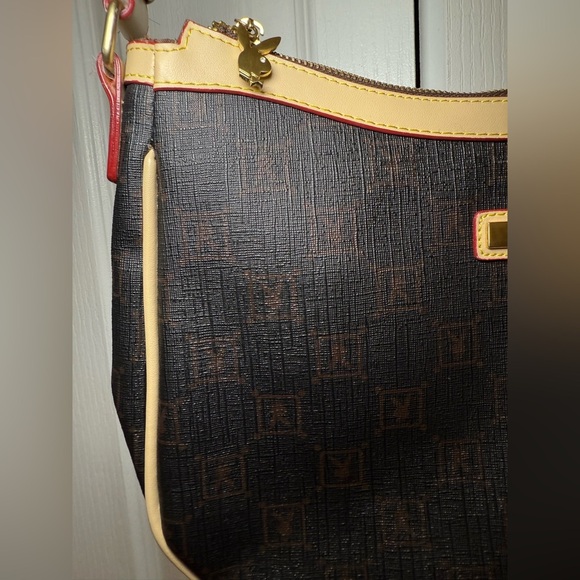 Playboy Bunny-Vintage 90s Shoulder Bag Y2K Logo Purse Handbag Retro Streetwear - Picture 3 of 11